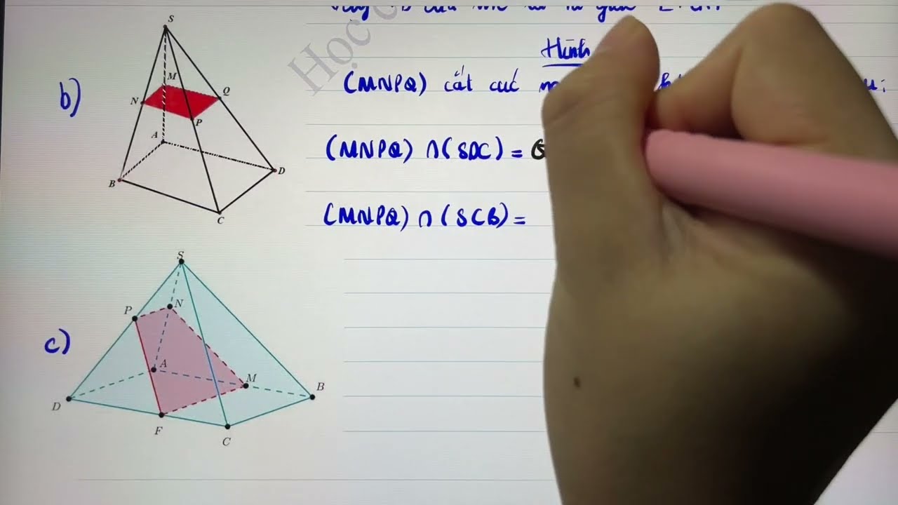 Toán 11.CĐ4.T2. Tìm thiết diện và tính diện tích thiết diện - trích đề thi HK
