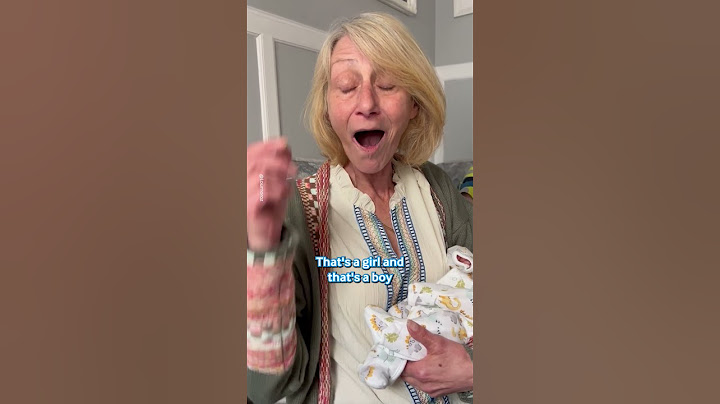 Gran's Surprise Twins Reaction 😲👶