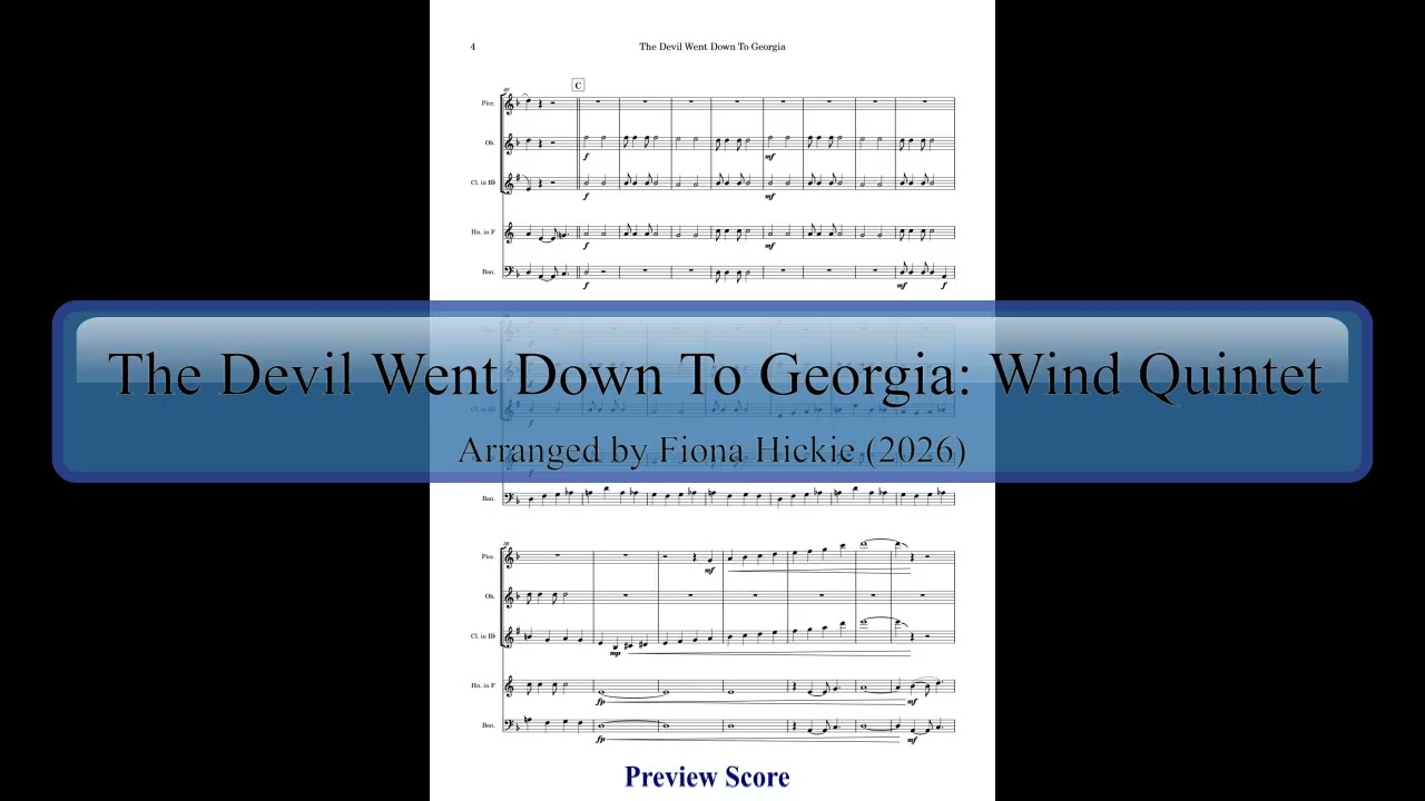 The Devil Went Down To Georgia: Wind Quintet
