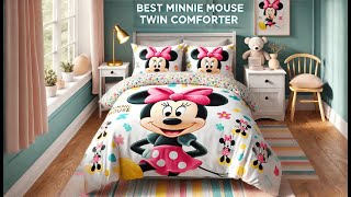 🌟 Jay Franco Disney Minnie Mouse Unicorn Dreams Twin Bed Set | Best Minnie Mouse Twin Comforter 🌟