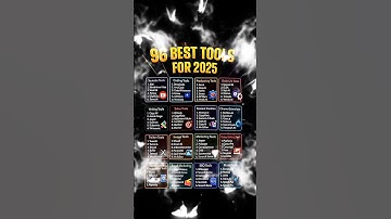 96 Best AI Tools For 2025📍🔥 | #ai #aitools #artificialintelligence #technology #shorts
