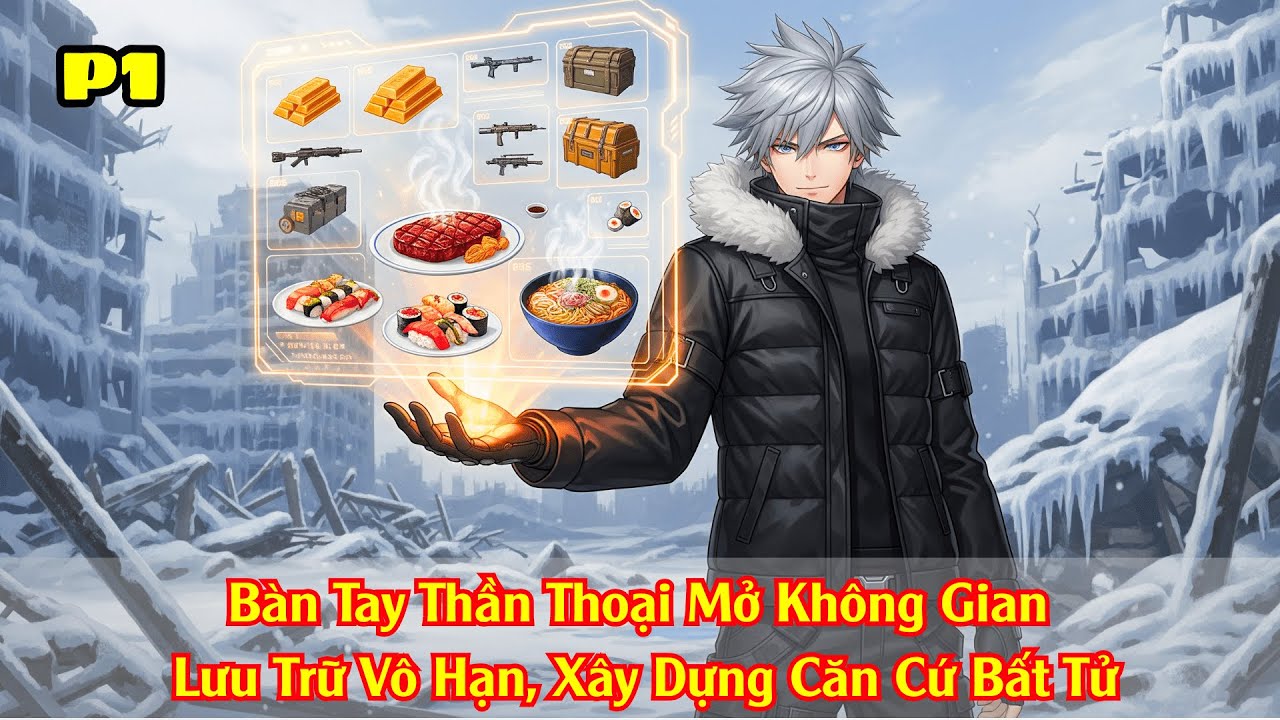 [P1] Bàn Tay Thần Thoại Mở Không Gian Lưu Trữ Vô Hạn, Xây Dựng Căn Cứ Bất Tử