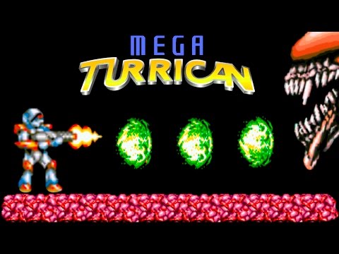Mega Turrican прохождение (Sega Mega Drive, Genesis) + All Secrets