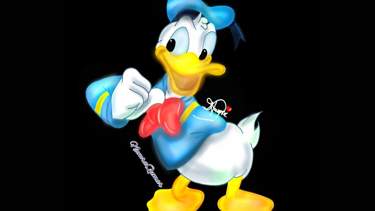 Donald Duck From Mickey Mouse Club House | Speed Drawing ...