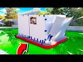 BOX FORT BOAT IN A POOL OF SLIME!