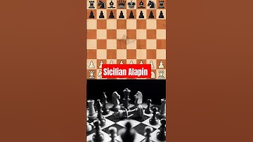 Sicilian Alapin #chess #chessopening #chesstrap #darksignchess