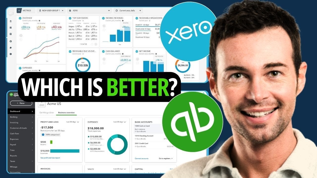 Xero vs Quickbooks (2025) - Best Accounting Software Review - YouTube