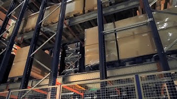 sr logistic raktartechnika pallet shuttle radio shuttle allvanyrendszer video 1