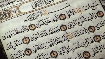 سورة الأعلى- الشيخ محمد هيثم منيني رحمه الله