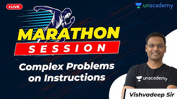 Complex Problems on Instructions (COA) | Marathon Session | GATE CSE/IT 2021 Exam