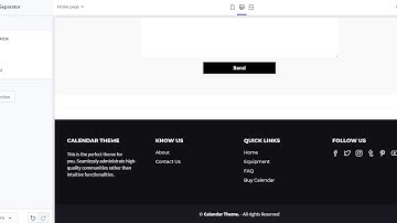 Add a section separator in the homepage - Calendar theme for Shopify