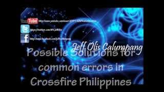 CrossFire Philippines;Client file corruption detect, Closing game client Error Fix