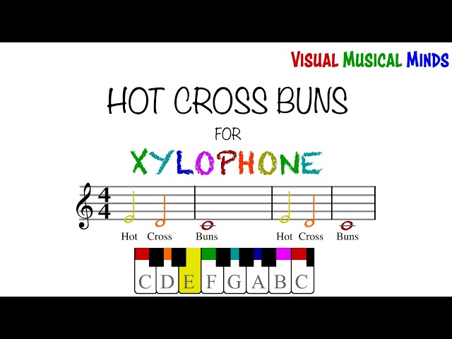 Hot Cross Buns for Xylophone class=