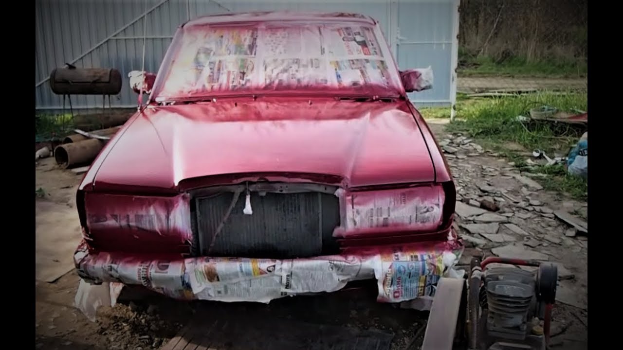 Нашли и отмыли грязнейший мерседес w124