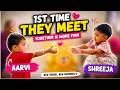 Aarvi VS Shreeja 😍 First Playtime Together | Cute Baby Moments