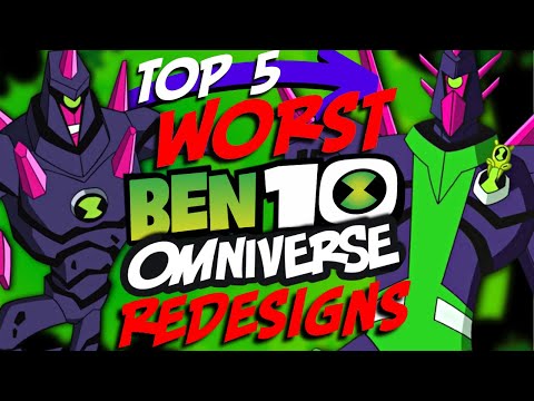 Top 5 WORST Ben 10: Omniverse REDESIGNS