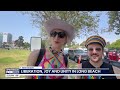 Long Beach pride march continues despite canceled festival