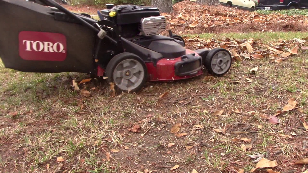 Toro Timemaster bagging leaves & pine straw Lots of clips YouTube