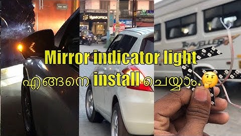 🔥Mirror indicator light🔥rear view mirror🔥full fitment video🔥by Q9 carztech📞9562738804
