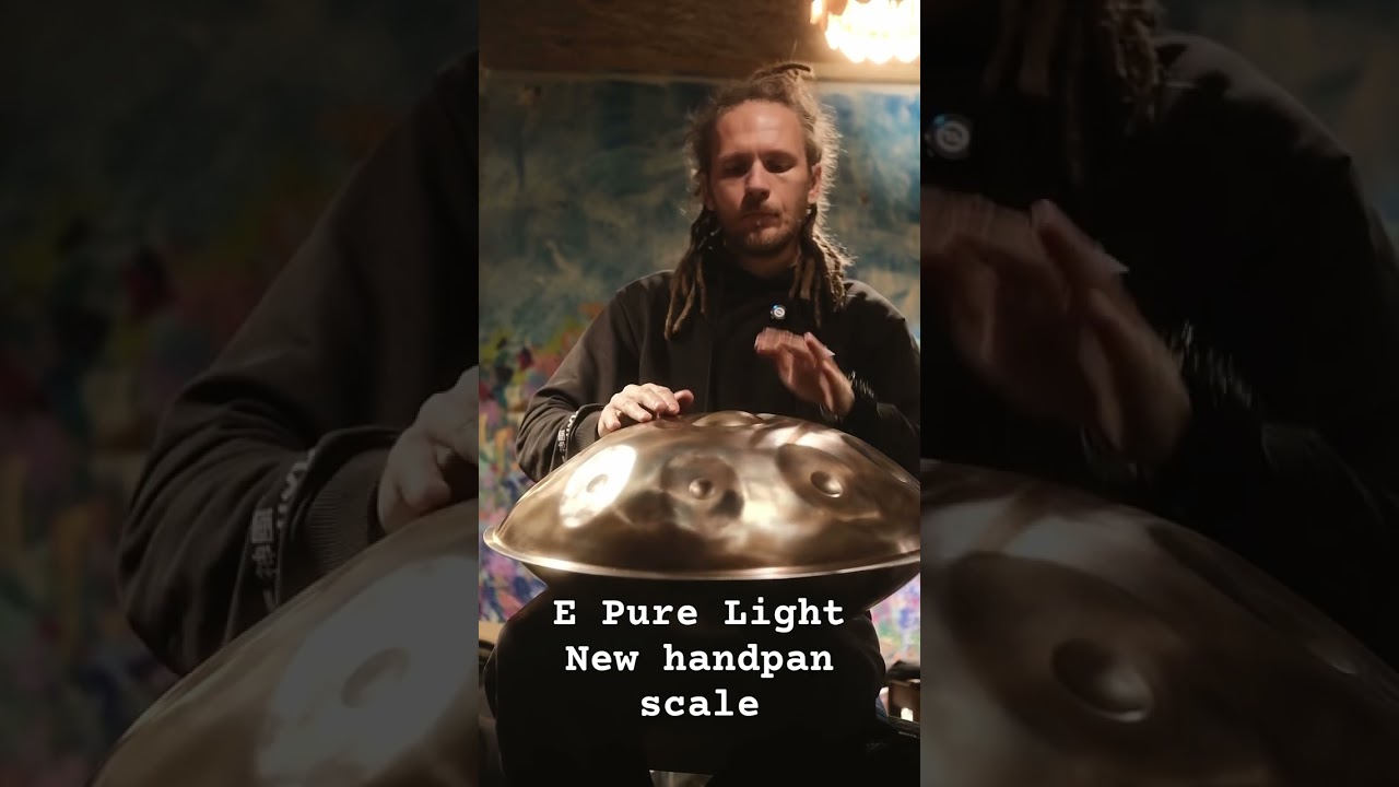 E Pure light. New handpan scale. #ханг #хэндпан #percussion #music #handpan