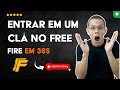 Como ENTRAR em um CLÃ ou GUILDA no FREE FIRE em 36 S