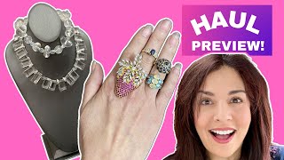 Vintage Jewelry Haul Auction Preview & Unboxing Unbagging!