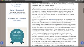 CSCI 109 MOD 8 discussion Ethics