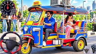 Mengemudi Tuk Tuk Rickshaw Modern || Simulator Auto Kota dan Pegunungan! Game Kota 2026 - Gamepla... screenshot 5