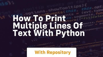 how to print multiple lines of text with python