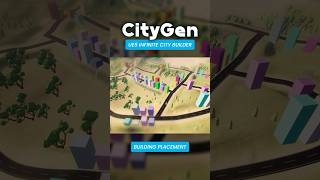 I Added Building Placement To My UE5 City Builder Plugin | CityGen V0.5 #short