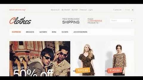 Preview White Apparel Magento Theme by Hermes TMT