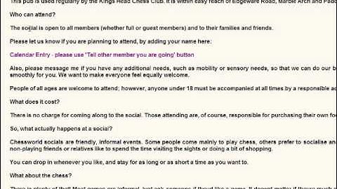 ChessWorld.net Chess Social Approaches - August 28th at Wargrave Arms Pub (Chessworld.net)