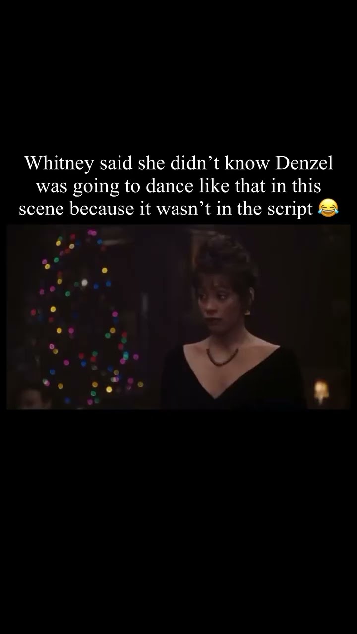 LOL ? at this scene of Whitney and Denzel dancing in 'The Preacher's Wife.'
