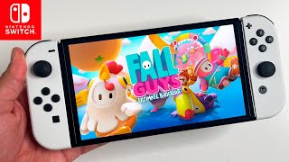 Fall Guys: Ultimate Knockout OLED Nintendo Switch Gameplay