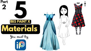 IBIS PAINT X Materials you need to try ( PART 2 ) | Beginners IBISPAINT drawing tips