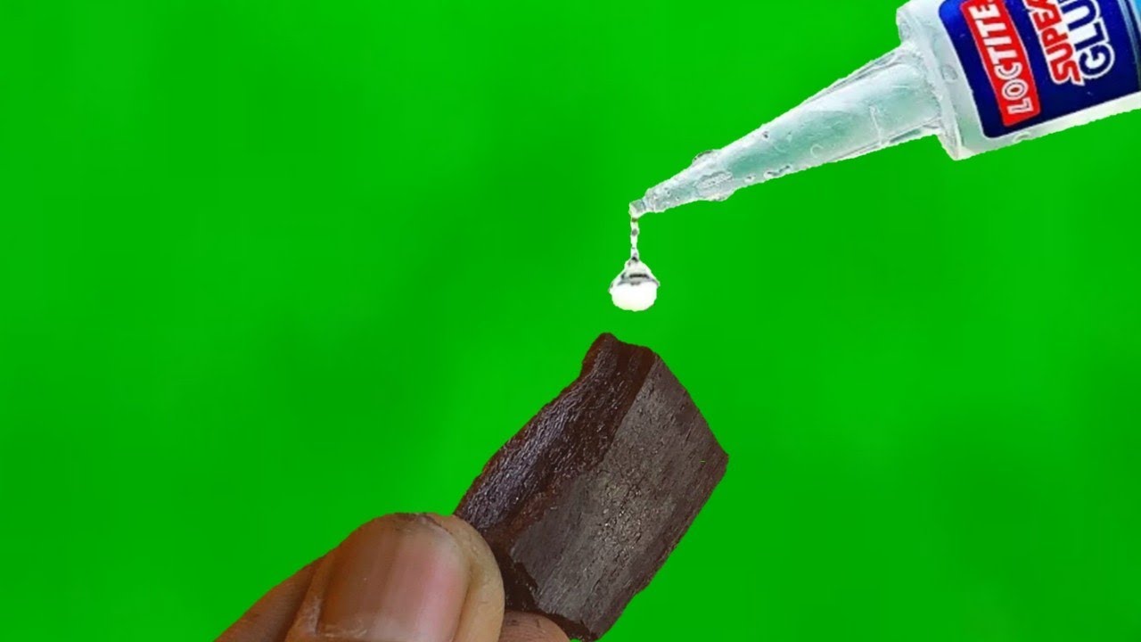 super glue and Charcoal reaction - YouTube