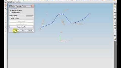 Unigraphics Tutorials: Tutorial 9: splines