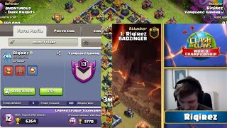 Defending Pro Player Riqirez Of Badzinger In Legends,2star Only For Clash Worlds Finalist