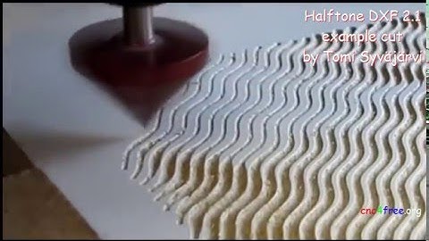 G Code - Image to Halftone GCode or DXF - DXF Halftone 2.1 or Halftoner 1.4