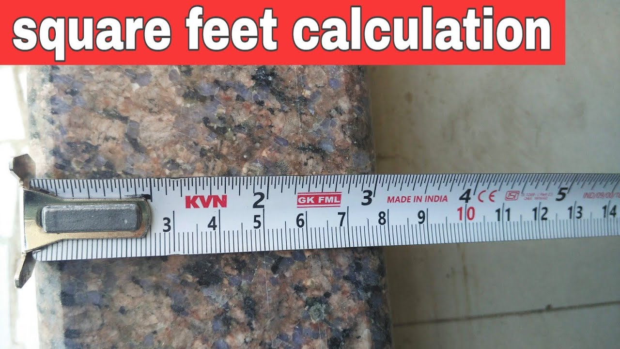 how-to-convert-inch-to-square-feet-square-feet-measurent-calculation-youtube