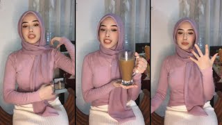 Hijab Style Ak4K Sharifah Ngopi Petang Hijab Bigo