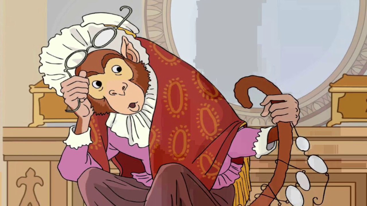 Басни - Крылов - Мартышка и Очки - Аудиосказка в Картинках - Школьная ...