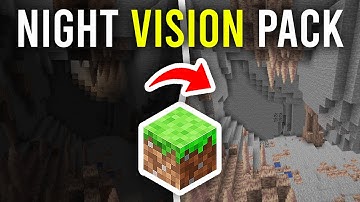 How To Install Night Vision Texture Pack In Minecraft - Full Guide