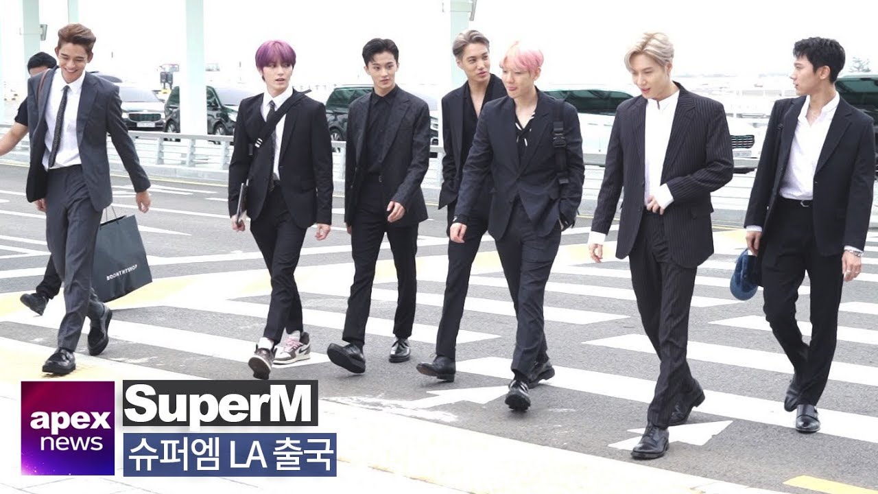 슈퍼엠(SuperM) 출국, 슈퍼 유닛의 새로운 도전 | SuperM departure to LA 191002