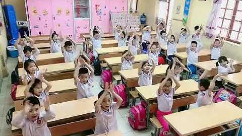 Tôi yêu Việt Nam_ Lớp 1C trường tiểu học Nguyễn Trãi, TP Hải Dương