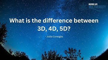 What is the difference between 3D, 4D and 5D Consciousness? w/ Jiulio Consiglio
