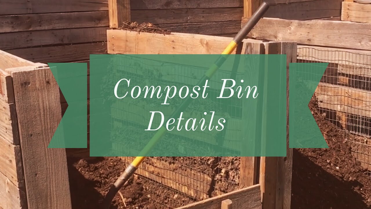 Details on Our Easy DIY Pallet Compost Bins