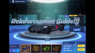 DC Worlds Collide - Reinforcements - what are they and how to upgrade them