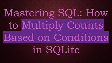 Mastering SQL: How to Multiply Counts Based on Conditions in SQLite