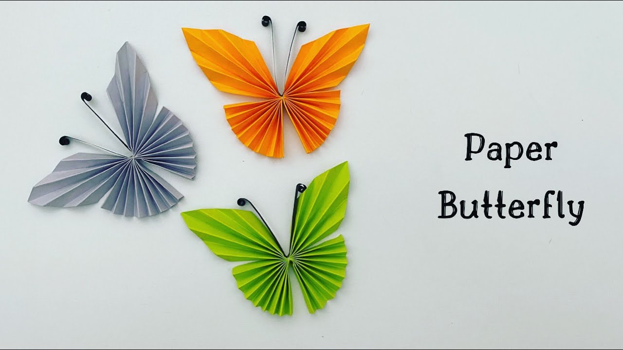 Easy Paper Butterfly (with Pictures) - Red Ted Art - Easy Kids Crafts